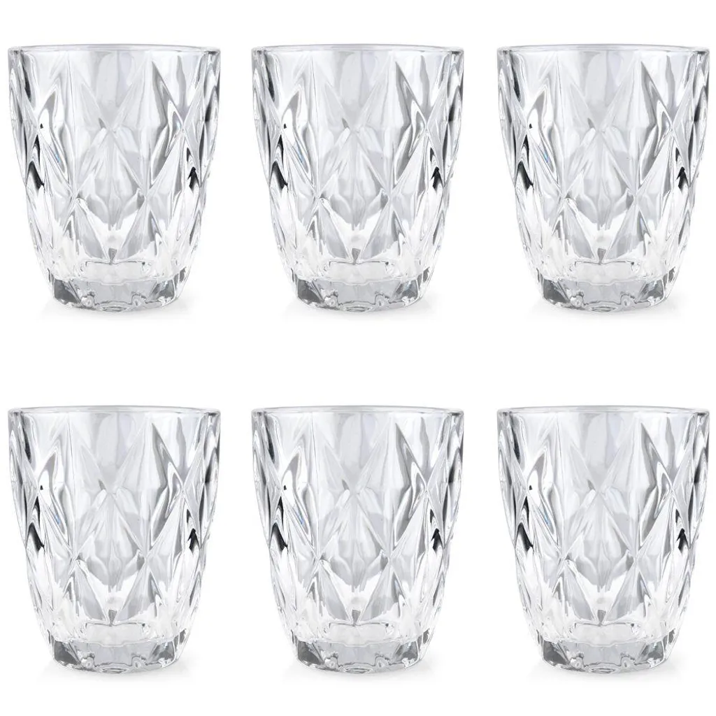 Glas 250 Ml 6er Set Aus Glas Transparent 10cm X 8cm 1 Glas 250 Ml 6er Set Aus Glas Transparent 10cm X 8cm