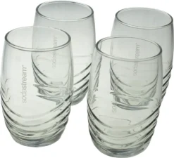 Sodastream Trinkglas 4er-Pack, Passend Zu Sodastream-Glaskaraffen -Weinglas Serien Geschäft 04f460d0ed863c2824524404a8c3cdde