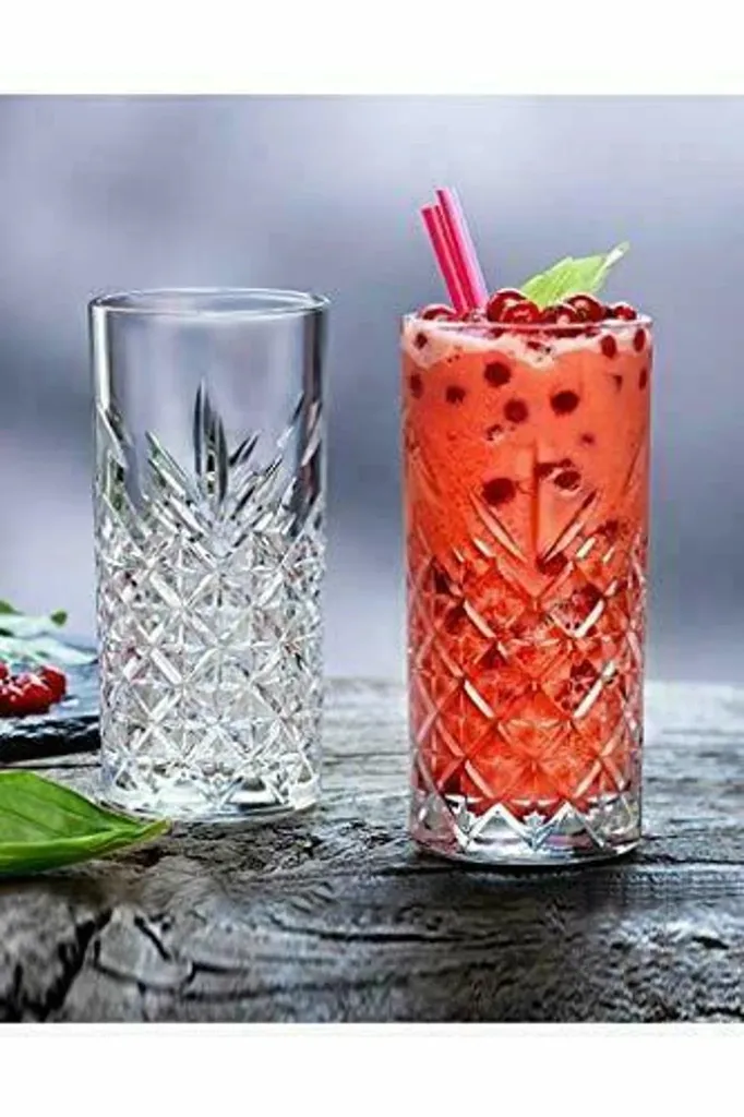 Pasabahce Timeless 520205 Longdrink Glas Wassergläser Kristall Design 4´er Set Transparent 365 Ml 3 Pasabahce Timeless 520205 Longdrink Glas Wassergläser Kristall Design 4´er Set Transparent 365 Ml – Bild 3