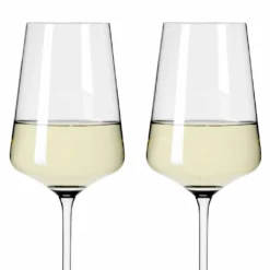 LICHTWEISS JULIE WEIßWEINGLAS-SET #1 VON NADINE NIGGEMEIER -Weinglas Serien Geschäft 07a976f179d452108587bdde7e3b7503