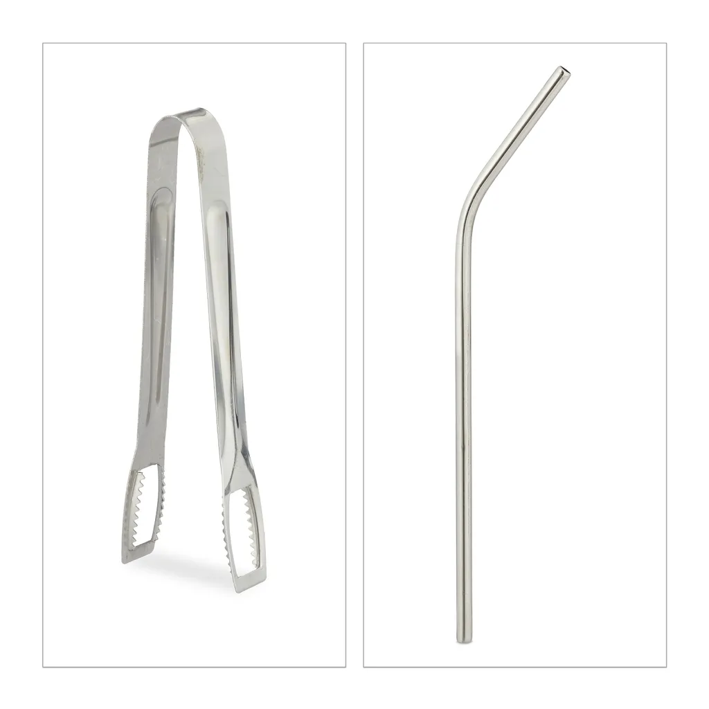 Relaxdays 4 Trinkgläser Mit Deckel Und Zubehör 10 Relaxdays 4 Trinkgläser Mit Deckel Und Zubehör – Bild 10