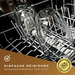 Felino® Latte Macchiato Gläser Doppelwandige Thermogläser Set [6 Stück] [350 Ml] Glas Tassen Groß Für Cappuccino, Kaffee, Espresso -Weinglas Serien Geschäft 09811cbcbe5d068f12f497d29fb49555