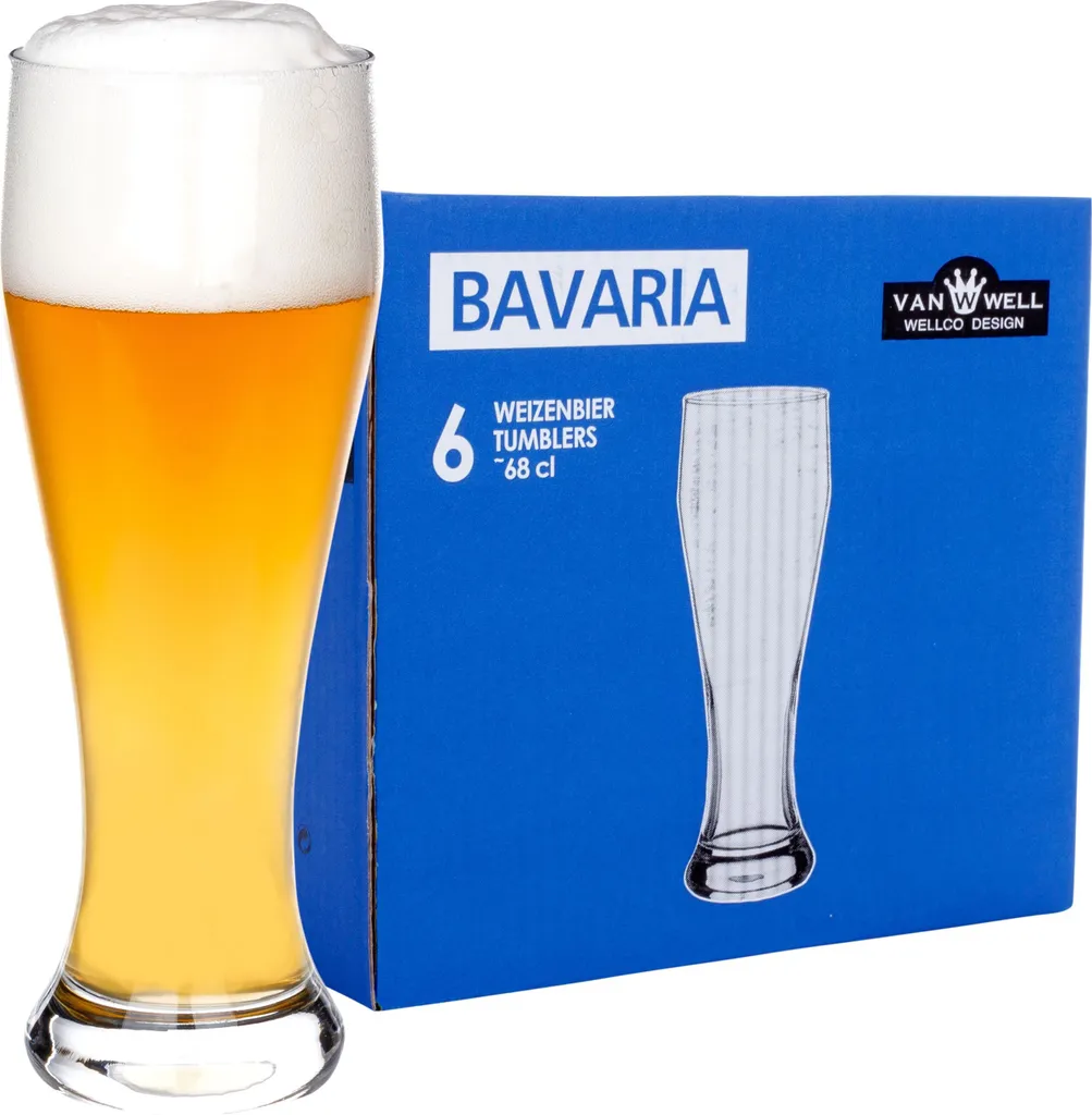 6er Set Bavaria Weizenbiergläser 0,5 Liter Geeicht Weißbiergläser Biergläser Weizengläser Glas 1 6er Set Bavaria Weizenbiergläser 0,5 Liter Geeicht Weißbiergläser Biergläser Weizengläser Glas