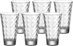 LEONARDO 012684 Optic Longdrinkbecher, Glas, 300 Ml, Ø 8 X 13 Cm, Klar (6 Stück) -Weinglas Serien Geschäft 0d483012ce5fe8dc374efd488d91a41c