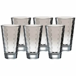 Leonardo Longdrinkglas 200 Ml Optic [6 Stück] Grau Rund Ø 8 X H 13 Cm -Weinglas Serien Geschäft 0eb1be736ae1c824506b5d590bb6552b