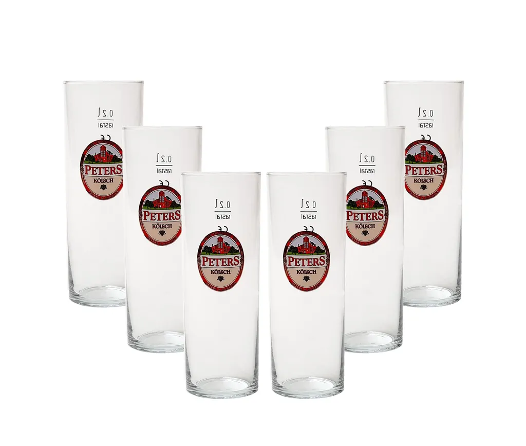 Peters Kölsch Gläser Biergläser 0,2L - 6 Stück 1 Peters Kölsch Gläser Biergläser 0,2L - 6 Stück