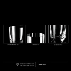 KROSNO Glamour Whiskygläser, 6er-Set, 300 Ml -Weinglas Serien Geschäft 10ab7a66ac3bba0b622b3a5523bff720