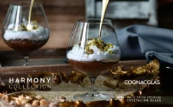 KROSNO Cognac-Gläser Cognacschwenker | Set Von 6 | 550 ML | Harmony Kollektion | Perfekt Für Zuhause, Restaurants Und Partys | Spülmaschinenfest -Weinglas Serien Geschäft 12dbdbe8cfbc0547c35d2f1abd6c6c86