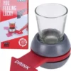Shot Glas Spinner | Party-Spiel | Trinkspiel | Einschenken, Drehen, Trinken. Inklusive Shotglas Und Drehmechanismus