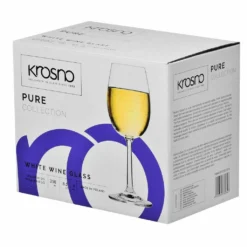 KROSNO Pure Weißweinglas, 6er-Set, 250 Ml -Weinglas Serien Geschäft 15179c9dfb1a414940ecab08f318b968