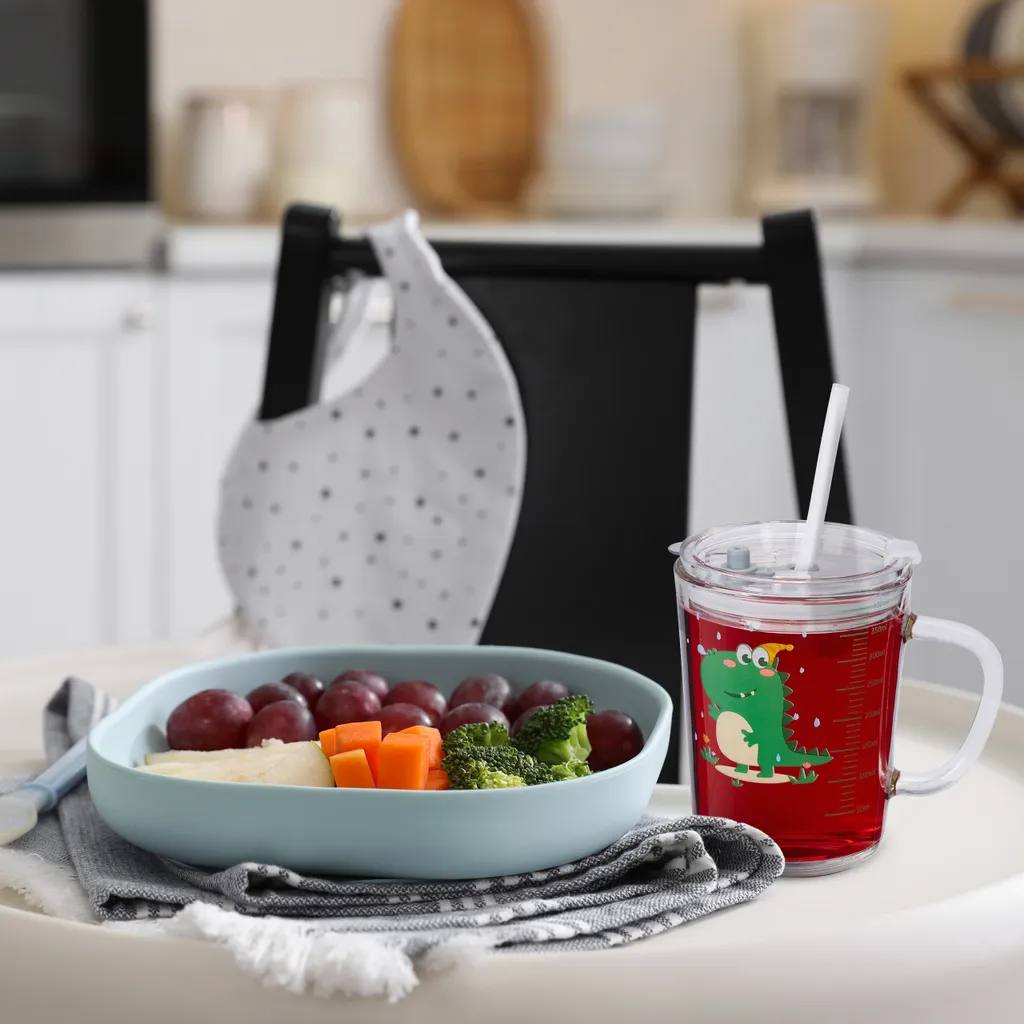 Relaxdays 2er Set Kindergläser Mit Dinomotiv 2 Relaxdays 2er Set Kindergläser Mit Dinomotiv – Bild 2