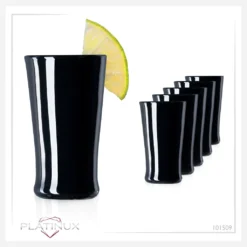 Schwarze Shotgläser Aus Glas Set 6 Teilig Pinnchen Wodkagläser 20ml (max. 30ml) -Weinglas Serien Geschäft 1756bda887d521548db19b964b043b15