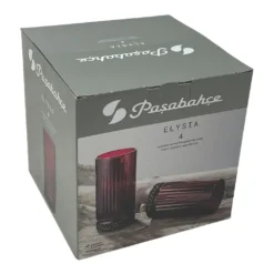 Pasabahce Elysia Wassergläser Longdrinkgläser 4er Set Lang Rot 450ml 520015 -Weinglas Serien Geschäft 17af7413fb650776c6db99ee35b55abc