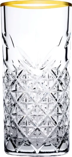 Pasabahce Timeless Golden Touch 4tlg Trinkglas Glas Tumbler 450ml 52800