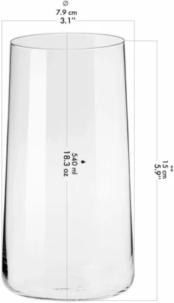 KROSNO Avant-Garde Longdrinkgläser, Set Von 6, 540 Ml -Weinglas Serien Geschäft 17e1cd7d4d9751f7f8cba44a6a718c6e
