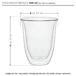 Thermoglas „DG-V“ 6er-Set 400 Ml -Weinglas Serien Geschäft 198439677a85fb32b1639d1301a15071