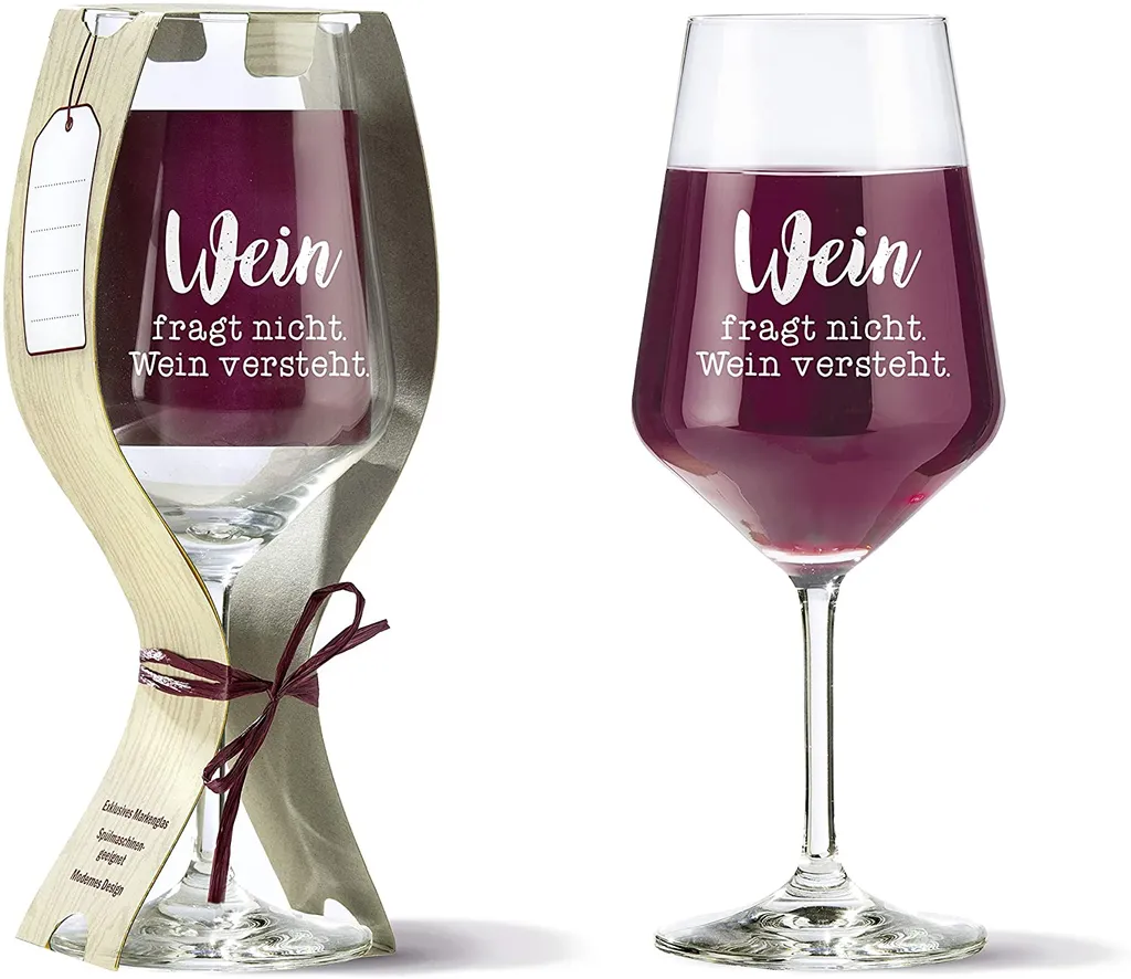 Gilde Weinglas 2er Set Spruch 3 Gilde Weinglas 2er Set Spruch – Bild 3