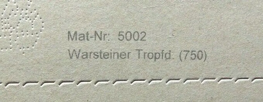 750 Warsteiner PILSKRAGEN, TROPFENFÄNGER FÜR PILSTULPE 3 750 Warsteiner PILSKRAGEN, TROPFENFÄNGER FÜR PILSTULPE – Bild 3