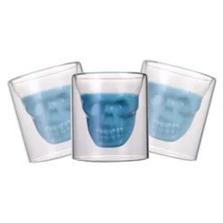 Skull-in-glass Winkee 4 Schnapsgläser Shot Glas Totenkopf Schädel 25ml Partyglas Weingläser -Weinglas Serien Geschäft 23481a4b82fdf35a857f559e53d1cda3
