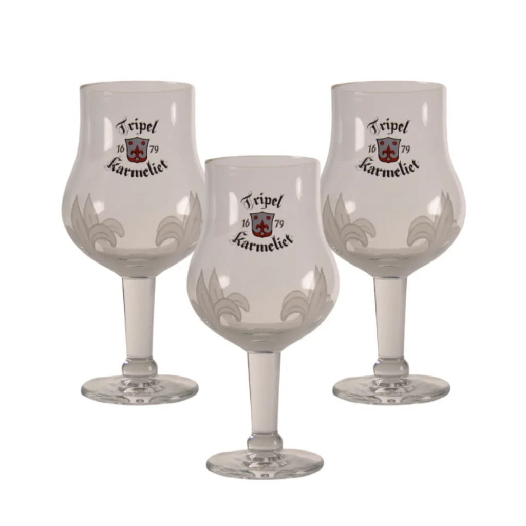 Tripel Karmeliet Bierglas - 33cl (3 Stück) 1 Tripel Karmeliet Bierglas - 33cl (3 Stück)