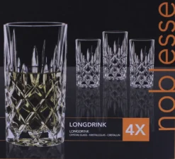 Nachtmann 0089208-0 Noblesse Longdrinkbecher, 375 Ml, 14,8 Cm, Klar (4er Pack) -Weinglas Serien Geschäft 277c7fb21284a20da440ce35baba68ed