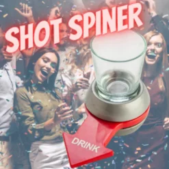 Shot Glas Spinner | Party-Spiel | Trinkspiel | Einschenken, Drehen, Trinken. Inklusive Shotglas Und Drehmechanismus -Weinglas Serien Geschäft 2acda4d55ad77cb3f5ff907116e84d22
