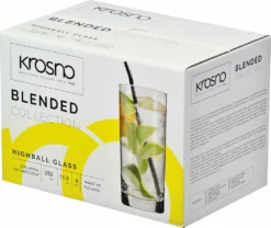 KROSNO Blended Longdrinkgläser, 6er-Set, 350 Ml -Weinglas Serien Geschäft 3003dc772b502875c92dccbeaf1164bc