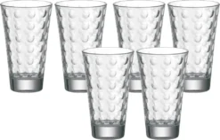 LEONARDO 012684 Optic Longdrinkbecher, Glas, 300 Ml, Ø 8 X 13 Cm, Klar (6 Stück) -Weinglas Serien Geschäft 323c8ba8ba1b8f9c8dbca60908abb038