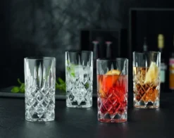 Nachtmann 0089208-0 Noblesse Longdrinkbecher, 375 Ml, 14,8 Cm, Klar (4er Pack) -Weinglas Serien Geschäft 3588d471ebe3f9739f6619185b527d4e