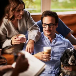 Tchibo 4er Latte Macchiato Gläser, Doppelwandig, Modernes Design, Heiß Und Kalt -Weinglas Serien Geschäft 3a6b68664914dc629d51bd3660a58888