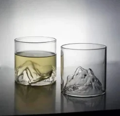 4 Stk/Set 200ml Mountain Whiskygläser Whiskey Glasses Set,für Scotch Und Whisky Liebhaber,Geschenk Für Männer, Vatertagsgeschenk -Weinglas Serien Geschäft 3b2f2fc1cfe795fcb5a1b06235f9410f