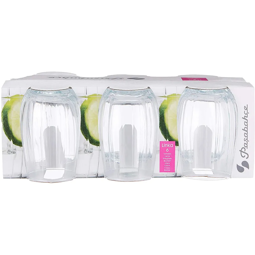 Pasabahce Linka 420415 6-Teilig Trinkglas 550 CC Su Bardagi Gläser Wassergläser Soda Becher Cocktail Saftgläser 2 Pasabahce Linka 420415 6-Teilig Trinkglas 550 CC Su Bardagi Gläser Wassergläser Soda Becher Cocktail Saftgläser – Bild 2