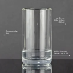 GOURMETmaxx Glas Selbstkühlend - 2er-Set Je 280 Ml -Weinglas Serien Geschäft 45ae31862a33d8d912ebae3800e682a8