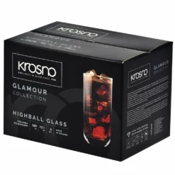 KROSNO Longdrinkgläser Wassergläser Trinkgläser | Set Von 6 | 360 ML | Glamour Kollektion | Perfekt Für Zuhause, Restaurants Und Partys | Spülmaschinenfest -Weinglas Serien Geschäft 4ae51fca05494c3cf5ff70d23103529f