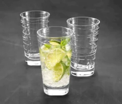 LEONARDO 019450 Vario Struttura Longdrinkbecher, Glas, 280 Ml, Klar (6 Stück) -Weinglas Serien Geschäft 4ba27a7e21de52acabb41c5d65777ef9 1