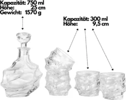 Echos Whiskyset | Whiskygläser | 7-Teiliges Whiskeyset | Geschenkset -Weinglas Serien Geschäft 50fdc7323cd8522481c97c8abfdb0f84