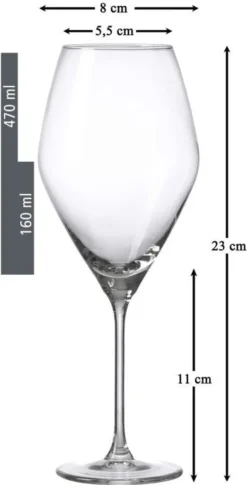 Ritzenhoff & Breker Rotweinglas Salsa 6er Set, Weingläser, Glas, Klar, 470 Ml, 811254 -Weinglas Serien Geschäft 515813e2f0a2aaf99e6ab1b065aa254b