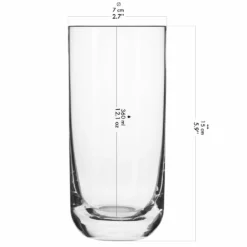KROSNO Longdrinkgläser Wassergläser Trinkgläser | Set Von 6 | 360 ML | Glamour Kollektion | Perfekt Für Zuhause, Restaurants Und Partys | Spülmaschinenfest -Weinglas Serien Geschäft 58d617d4e7bb57ff6d54e67f0a70e34c