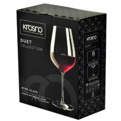 KROSNO Rotweingläser Pinot Noir | Set Von 2 | 700 ML | Kristallglas | Duet Kollektion | Ideal Für Zuhause, Restaurants Und Empfänge | Spülmaschinenfest -Weinglas Serien Geschäft 610717c08db6c51e69a9ad471867f442