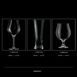 KROSNO Brewery Biergläser Bierkenner Set, 6er-Set, 420ml, 500 Ml -Weinglas Serien Geschäft 61293e035fc748dae937b3ccad0fea98