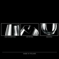 KROSNO Harmony Große Weißweingläser Ohne Stiel, 6er-Set, 500 Ml -Weinglas Serien Geschäft 646662033ad4f67cdc1269252dd870b6