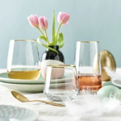 BUTLERS TOUCH OF GOLD 6x Gläser Mit Goldrand 345ml -Weinglas Serien Geschäft 7255ad1ffd28301bac72a5e9d668b473