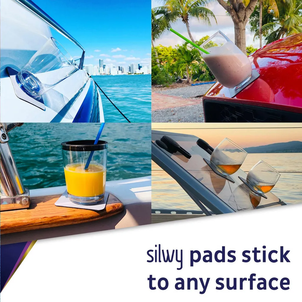 SILWY - 2 X Trinkbecher Mit Magnetboden - Hub Orange - Inkl. 2 Nano-Gel-Pads - 0,25l 5 SILWY - 2 X Trinkbecher Mit Magnetboden - Hub Orange - Inkl. 2 Nano-Gel-Pads - 0,25l – Bild 5