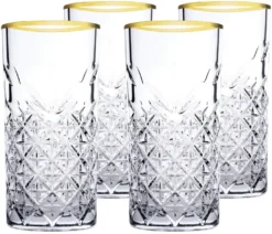 Pasabahce Timeless Golden Touch 4tlg Trinkglas Glas Tumbler 450ml 52800 20 Pasabahce Timeless Golden Touch 4tlg Trinkglas Glas Tumbler 450ml 52800 -Weinglas Serien Geschäft 732cbffc5ef09d0222540c4c49daff64