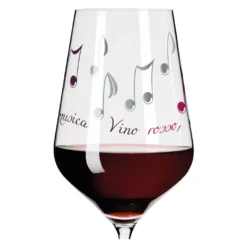 Herzkristall Rotweinglas #3 Von Angela Schiewer -Weinglas Serien Geschäft 770d3454834e39c759f2fa0fa023272c