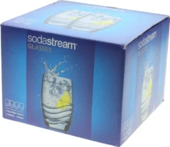 Sodastream Trinkglas 4er-Pack, Passend Zu Sodastream-Glaskaraffen -Weinglas Serien Geschäft 818dcb4b187e25bbbe0443e5f87b8a73
