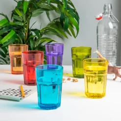 Rink Drink 6 Stück Farbige Gläser Highball-Set - Vibrant Multicolored Partei-Cocktail-Trinken Tumblers - 365ml - 6 Farben 8 Rink Drink 6 Stück Farbige Gläser Highball-Set - Vibrant Multicolored Partei-Cocktail-Trinken Tumblers - 365ml - 6 Farben -Weinglas Serien Geschäft 82729eeea05d157caa554a0d447897cf