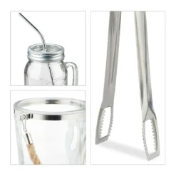 Relaxdays 4 Trinkgläser Mit Deckel Und Zubehör 17 Relaxdays 4 Trinkgläser Mit Deckel Und Zubehör -Weinglas Serien Geschäft 835000e3097ebb17f7c758fe31934346