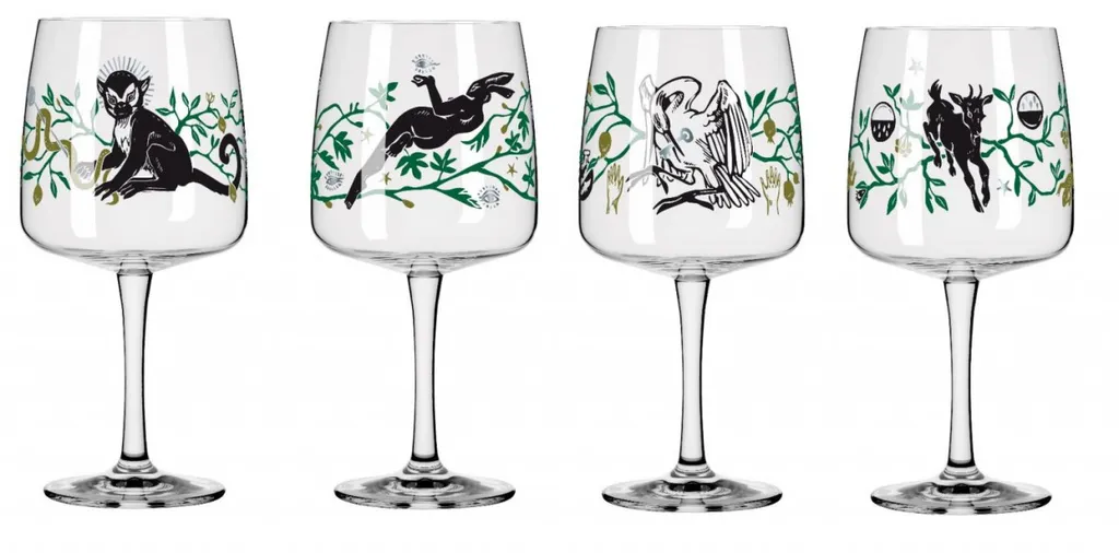 4er Set Ritzenhoff Gin Gingläser Fabelkraft ALLE MOTIVE Karin Rytter 2020 WA 1 4er Set Ritzenhoff Gin Gingläser Fabelkraft ALLE MOTIVE Karin Rytter 2020 WA