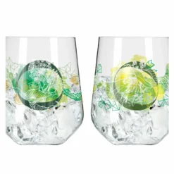 Botanic Lights Ginglas-Set #1, #2 Von Heike Zuschke -Weinglas Serien Geschäft 87d7f4e8a7ed59dc05838dac37bf0963